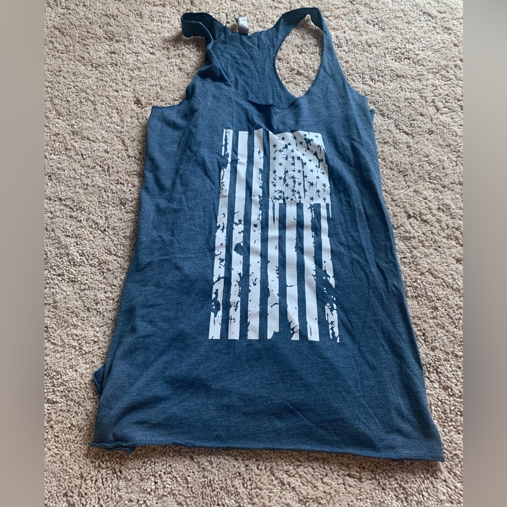 American Flag Tank Top